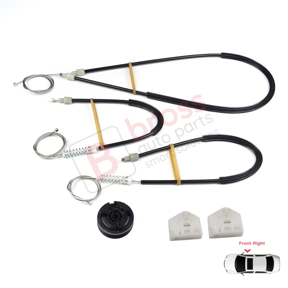 Renault Kangoo MK2 FW KW 2007-2021 Citan W415 807207012R İçin Ön Sağ Kapı Cam Kriko Tamir Seti - Resim 2