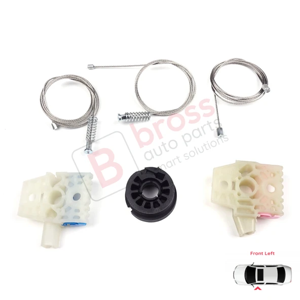 VW Golf MK6 A6 5K 5K1 AJ5 2008-20014 5-Kapı 5K0837461 İçin Elektrikli Ön Sol Cam Kriko Tamir Seti - Resim 2