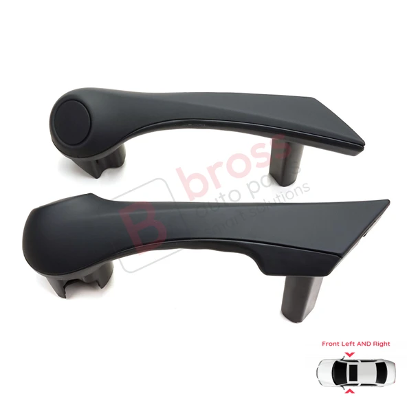 Renault Megane MK2 2002–2009 7701475315 7701475316 İçin Ön İç Kapı Çekme Kolçak Tutamak Takımı Siyah