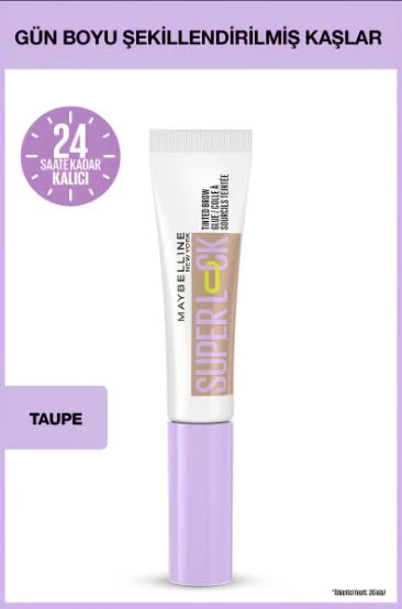 Super Lock Brow Glue Kaş Sabitleyici Maskara - Taupe