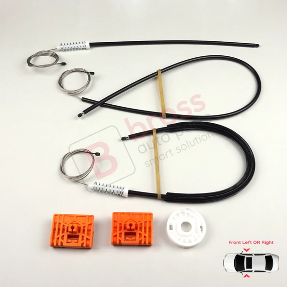 VW Touareg MK1 7L Porsche Cayenne 9PA 955 957 2002-2010 İçin Elektrikli Ön Cam Kriko Tamir Seti - Resim 2