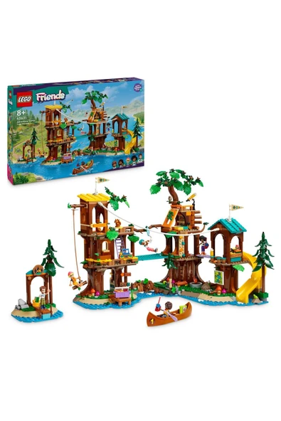 ® Friends Macera Kampı Ağaç Ev 42631 - 8+ Yaratıcı Oyuncak Yapım Seti (1128 Parça)