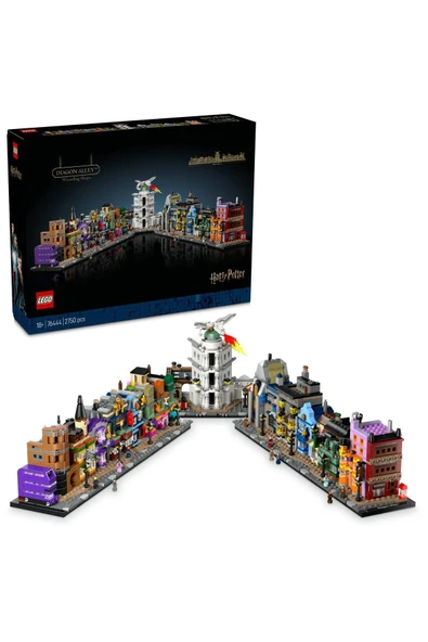 ® Harry Potter™ Diagon Yolu Büyücü Mağazaları 76444 - 18+ Koleksiyonluk Model Yapım Seti (2750P)