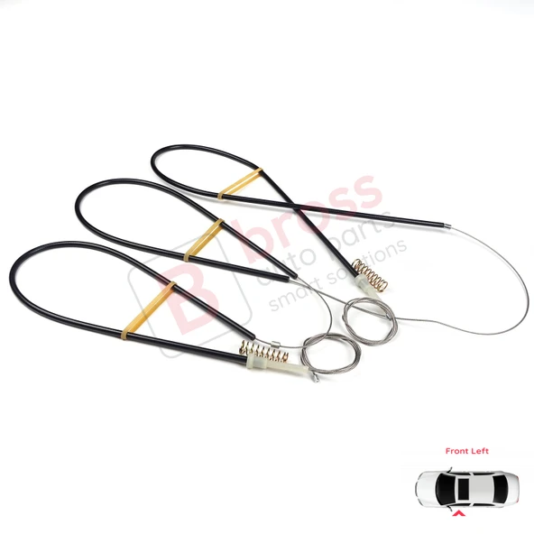 Audi A1 MK1 8X 8X1 8XK 2010-2019 3-Kapı HB 8X3837461 İçin Elektrikli Ön Sol Cam Kriko Tamir Seti - Resim 2