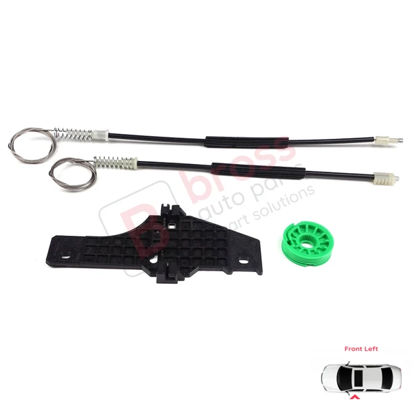 Peugeot 307 3A/C 3E 3H 2001-2008 4/5 Kapı 9634456980 İçin Ön Sol Kapı Cam Kriko Tamir Seti