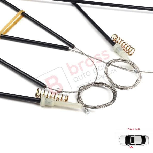 Audi A1 MK1 8X 8X1 8XK 2010-2019 3-Kapı HB 8X3837461 İçin Elektrikli Ön Sol Cam Kriko Tamir Seti - Resim 3