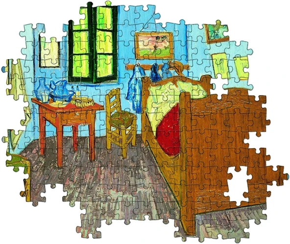 Clementoni 1000 Parça Museum Collection Yetişkin Puzzle Van Gogh “Bedroom in Arles" - 2