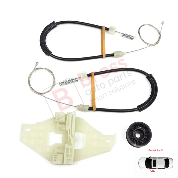 Citroen C Elysee Peugeot 301 İçin Ön Sol Cam Kriko Set 9674412480 ürün görseli 1