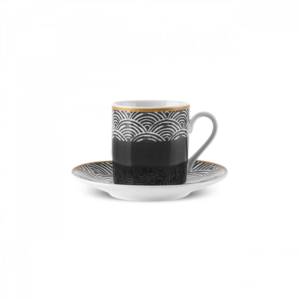 Karaca Rabat 6 Kişilik Kahve Fincanı 90 ml - 9