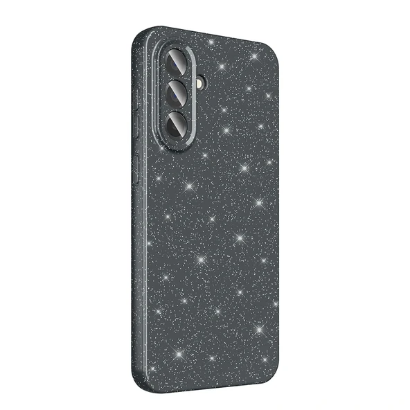 Galaxy A56 Kılıf Kamera Korumalı Simli Lüks Redclick Koton Kapak - Resim 8