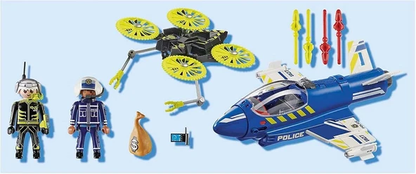 Playmobil Drone ile Polis Jeti 70780 - 5