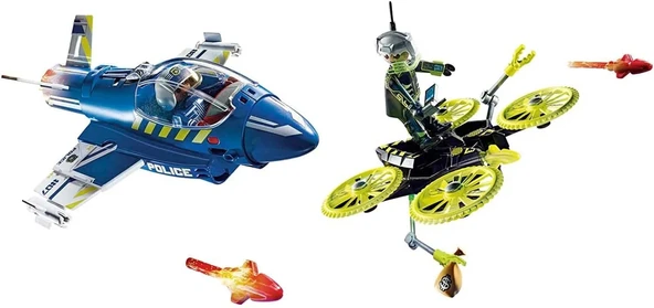 Playmobil Drone ile Polis Jeti 70780 - 3