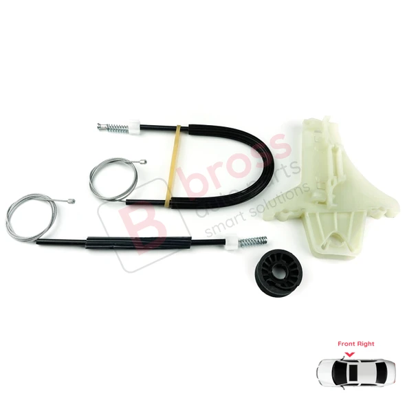 VW Amarok MK1 2H 2010-2022 4-Kapı Pickup 2H0837402 İçin Elektrikli Ön Sağ Cam Kriko Tamir Seti
