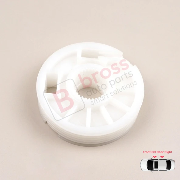 VW Caddy Polo Classic Seat Cordoba İçin Sağ Cam Kriko Makarası - Resim 3