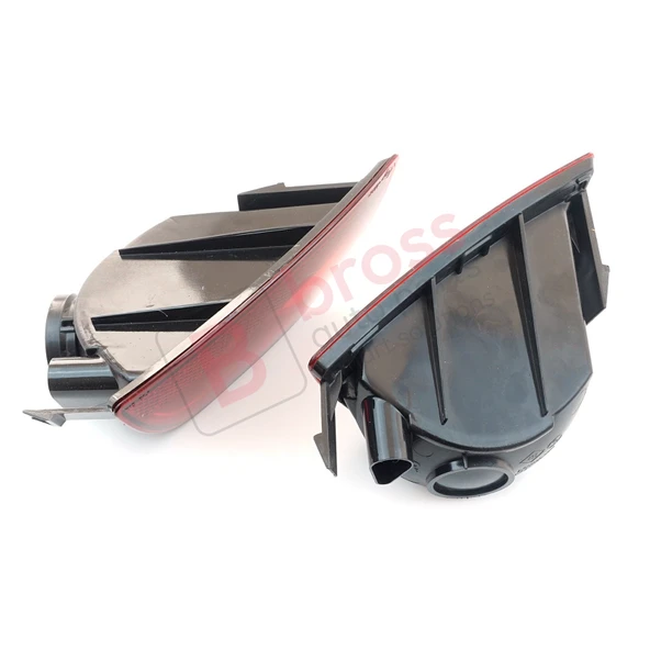 Renault Megane 3 4/5 Kapı için Arka Tampon Sis Far Seti 265850009R, 265600010R - Resim 4