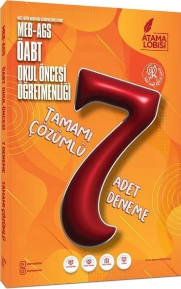 Atama Lobisi MEB AGS ÖABT Okul Öncesi Öğretmenliği 7 Deneme