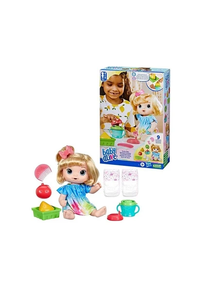 Baby Alive Bebeğimle Eğlenceli Yudumlar Sarışın F7356 Lisanslı Ürün - Resim 2