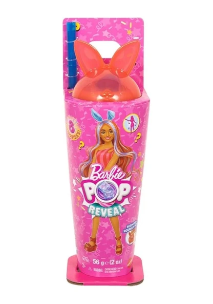 Barbie  Pop Reveal Milkshake Turuncu JCN85 JCN87 Lİsanslı Ürün
