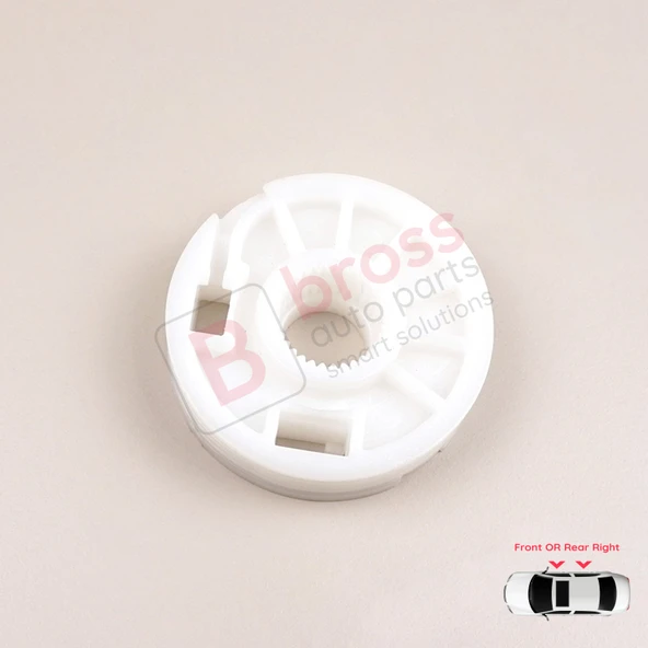 VW Caddy Polo Classic Seat Cordoba İçin Sağ Cam Kriko Makarası ürün görseli 1