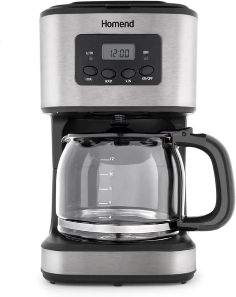 Homend Coffebreak 5046h Otomatik Zaman Ayarlı XL 12 Fincan Filtre Kahve Makinesi