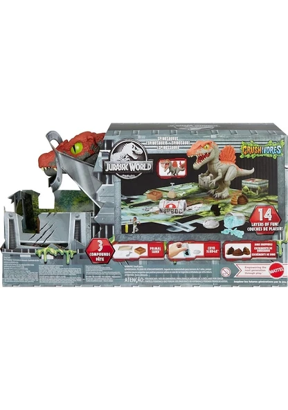 Jurassic World Crushivores Serisi Kafes HTP71 Lisanslı Ürün