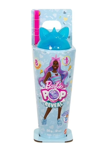 Barbie Pop Reveal Milkshake Mavi JCN85 JCN86 Lisanslı Ürün