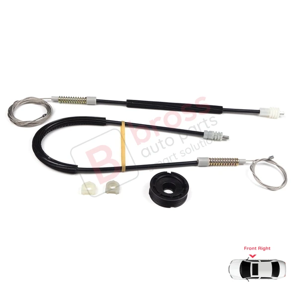 Volvo C70 873 1998-2005 Cabrio Convertible CC İçin Sağ Cam Kriko Tamir Seti - Resim 3