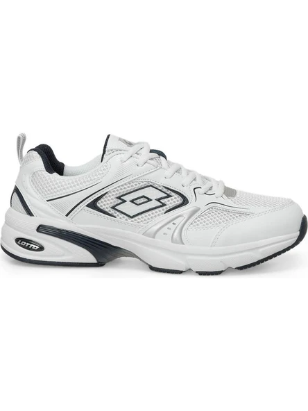 LOTTO ATHENS 5FX BEYAZ LACİVERT KOŞU VE YURÜYÜŞ SPOR AYAKKABISI - Resim 3