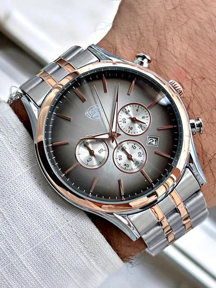 TI-619C TIGER ÇELİK ERKEK SAATİ ürün görseli