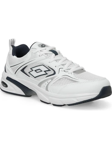 LOTTO ATHENS 5FX BEYAZ LACİVERT KOŞU VE YURÜYÜŞ SPOR AYAKKABISI ürün görseli 1