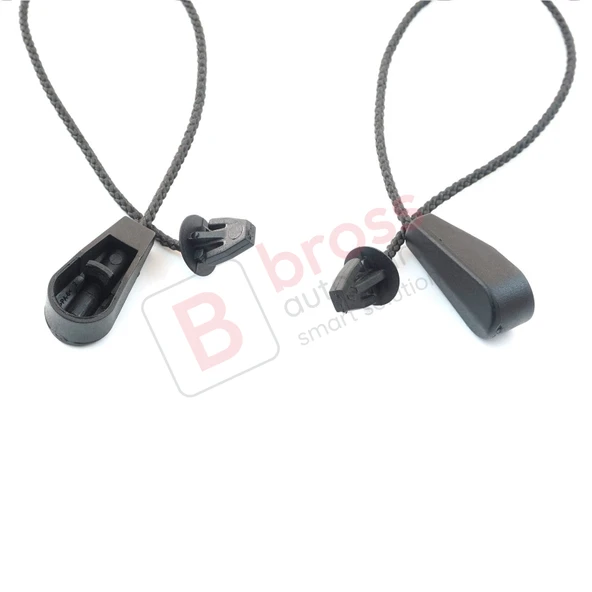 Renault Clio Megane Laguna HB için Bagaj Raf Askı İpi 7701062123 - Resim 5