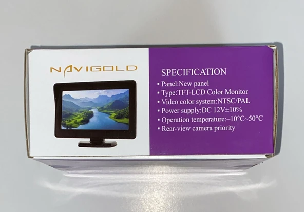 NAVIGOLD DS-4300 4.5'' MONİTÖR GERİ GÖRÜŞ KAMERASI DAHİL - 2