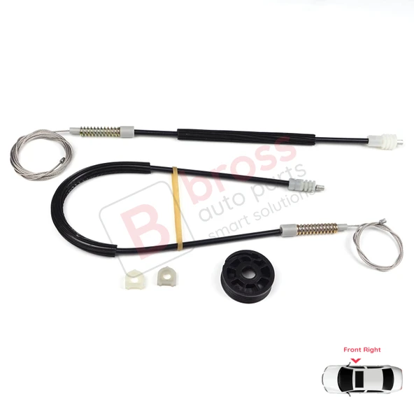 Volvo C70 873 1998-2005 Cabrio Convertible CC İçin Sağ Cam Kriko Tamir Seti - Resim 2