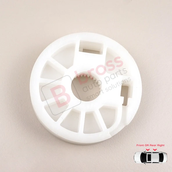 VW Caddy Polo Classic Seat Cordoba İçin Sağ Cam Kriko Makarası - Resim 2