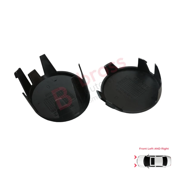 Renault Clio MK2 Symbol Thalia MK1 1998-2016 7701209099 İçin Sağ ve Sol Ön Tampon Sis Far Kapağı - Resim 5