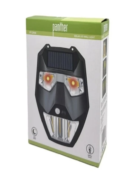 PANTHER PT-2998 SOLAR KARANLIK VE HAREKET SENSÖRLÜ LED DUVAR LAMBASI - 3