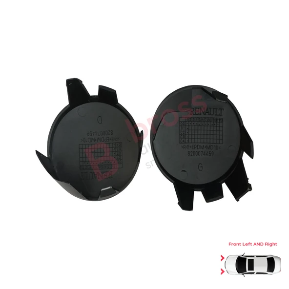 Renault Clio MK2 Symbol Thalia MK1 1998-2016 7701209099 İçin Sağ ve Sol Ön Tampon Sis Far Kapağı - Resim 4
