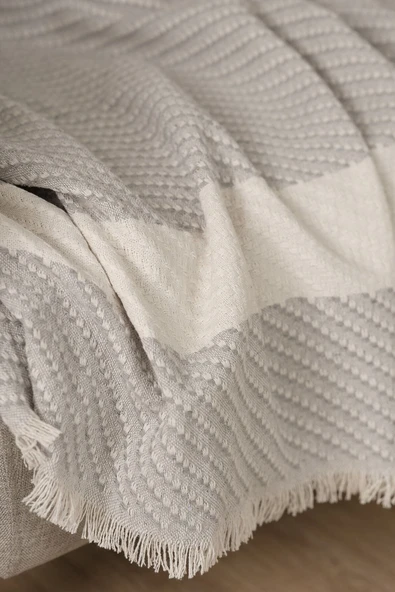 Karaca Home Wilma Gri Koltuk Örtüsü 170 x 210 Cm - Resim 2