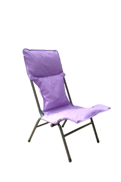 Yapa Yavuzpaşalar Katlanan Şezlong Sandalye -- Antrasit Iskeletli, Düz Renk Polyester Kumaşlı --