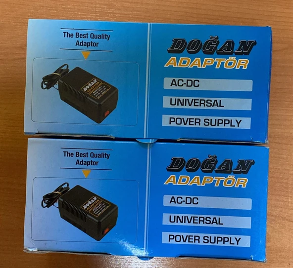 DOĞAN 1.5 AMPER PLASTİK TRAFOLU ADAPTÖR