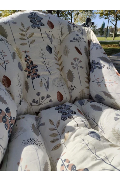 Yapa Yavuzpaşalar Desenli Asma Koltuk Minderi - Paşa Keyfi Koltuk Minderi/ Relax Koltuk Minderi/Şezlong Koltuk Minderi - 2
