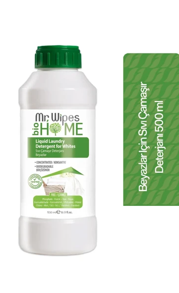 MR.WIPES BEYAZLAR İÇİN SIVI DETERJANI 500 ml