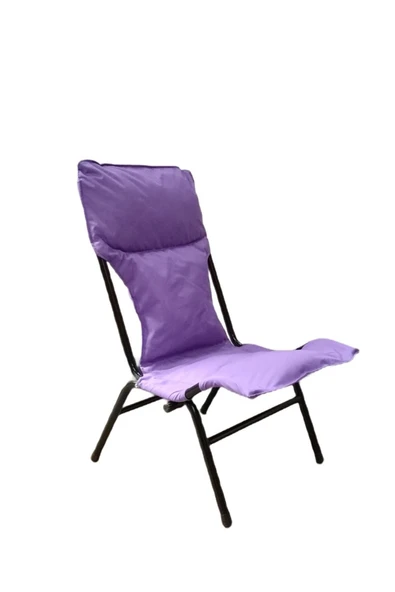 Yapa Yavuzpaşalar Katlanan Şezlong Sandalye -- Siyah Iskeletli, Düz Renk Polyester Kumaşlı --