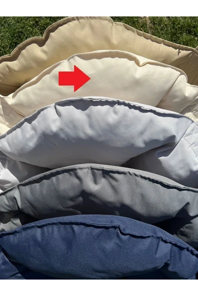 Yapa Yavuzpaşalar Krem Asma Koltuk Minderi - Paşa Keyfi Koltuk Minderi/ Relax Koltuk Minderi/şezlong Koltuk Minderi - 3