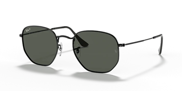 Ray-Ban Hexagonal 3548N 002/58 Black-Green Güneş Gözlüğü