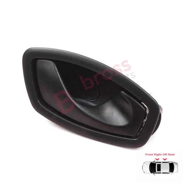 Fluence Megane 3 Clio 4 İçin SAĞ İç Kapı Kolu SİYAH 806710001R ürün görseli 1