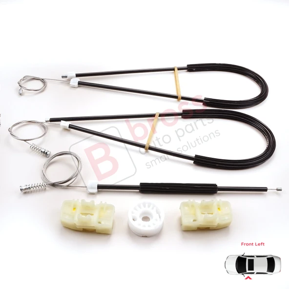 Seat Ibiza MK4 2008-2017 2/3 Kapı HB Coupe 6J3837401 İçin Elektrikli Sol Cam Kriko Tamir Seti - Resim 4