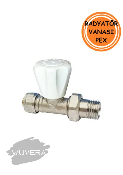 Wuvera Düz PEX Radyatör Vanası – Termostatik Olmayan, Pratik ve Güvenli - 2