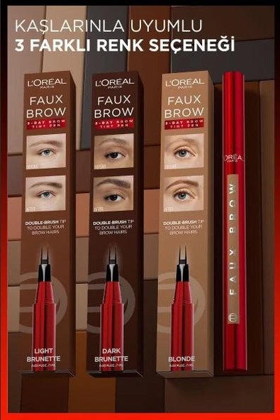 L'Oréal Paris Infaillible Faux Brow Ultra İnce Uçlu Kaş Kalemi - Blonde - 5