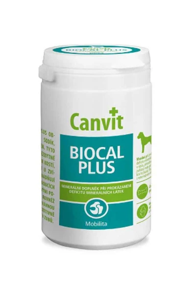 Canvit Biocal Plus Kalsiyum Fosfor Kolajen Köpek Vitamini 230 Gr ürün görseli